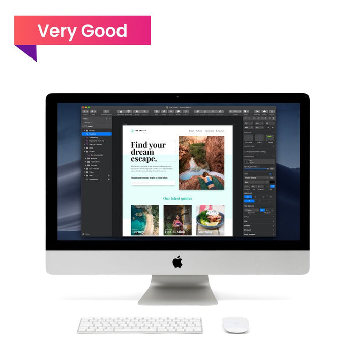 iMac 21.5-inch • Intel Core i5 • 8GB RAM • 512GB SSD • 2017