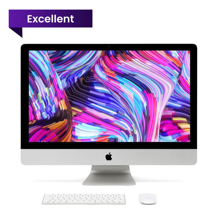 iMac 27-inch • Intel 6-Core i5 • 8GB RAM • 512GB SSD • AMD Radeon Pro 4GB • 2020