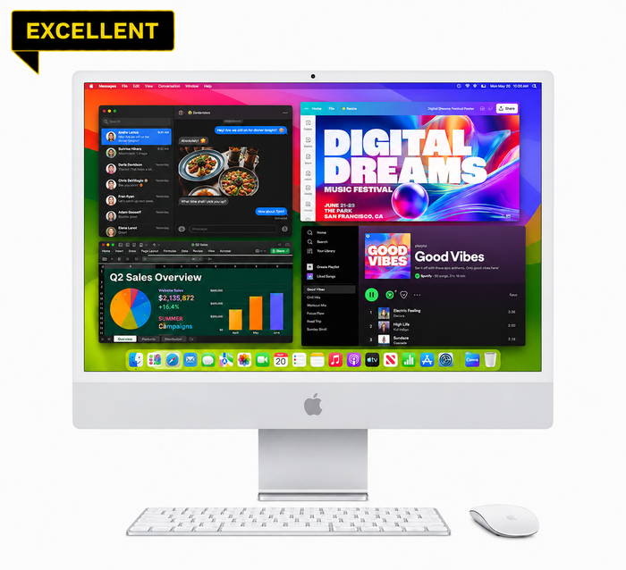 iMac 24-inch • Apple M4 Chip • 16GB RAM • 256GB SSD • 2025
