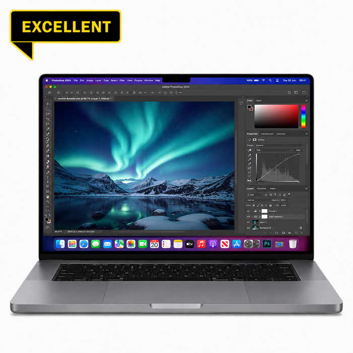 MacBook Pro 14-inch • M1 Pro 8-Core CPU • 16GB RAM • 512GB SSD • Space Grey • 2021