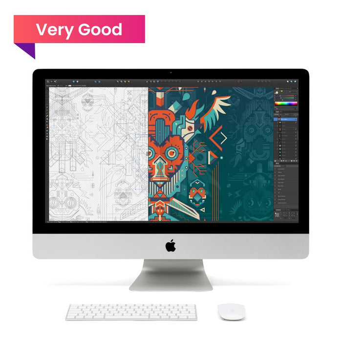 iMac 27-inch • Intel Core i5 • 8GB RAM • 2TB Fusion Drive • AMD Radeon Pro 580 8GB • 2017