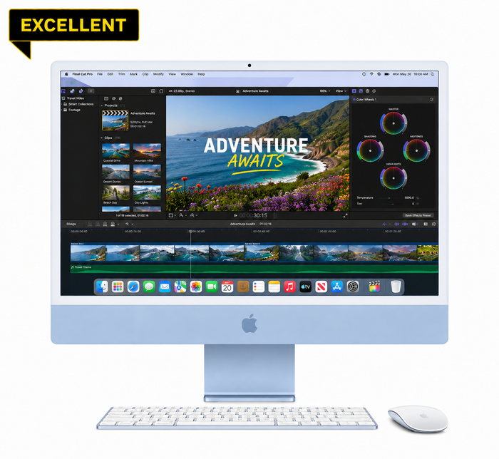 iMac 24-inch • Apple M1 Chip • 8GB RAM • 512GB SSD • 2021