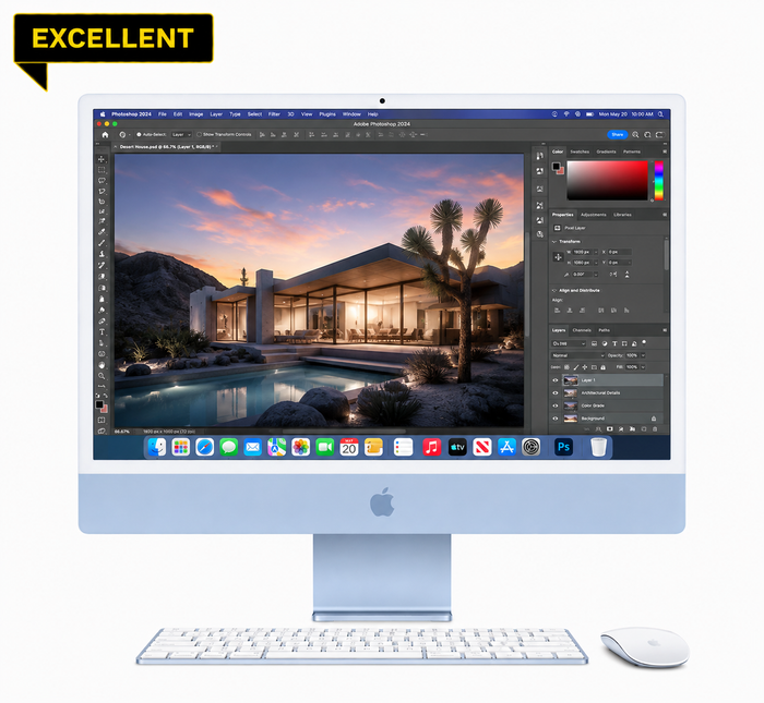 iMac 24-inch • Apple M3 Chip • 8GB RAM • 512GB SSD • 2023