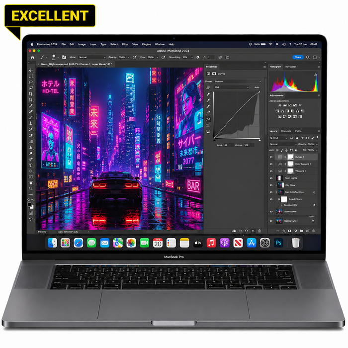 MacBook Pro 16-inch • M2 Pro 12-Core CPU & 19-Core GPU • 16GB RAM • 512GB SSD • 2023