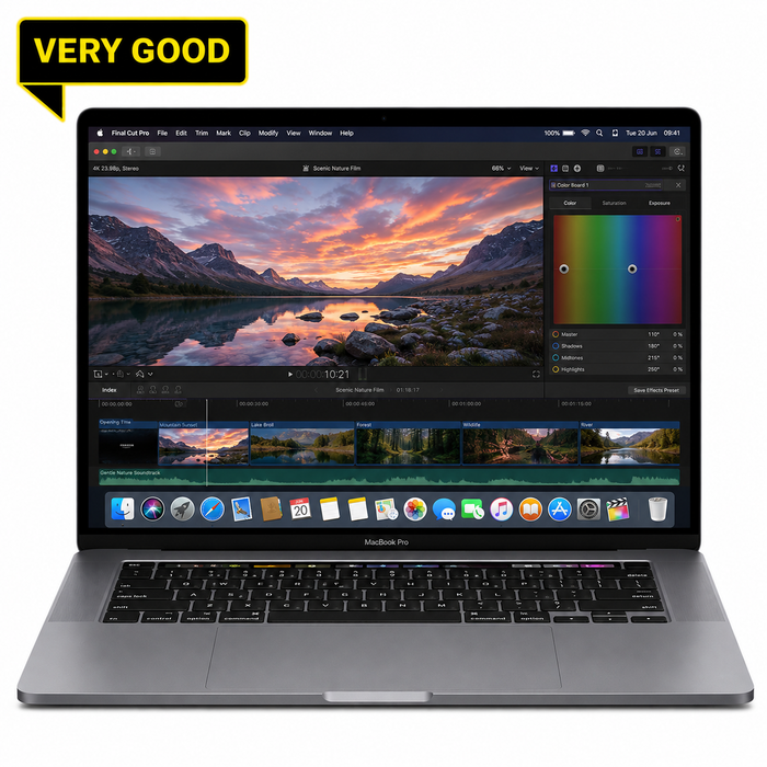 MacBook Pro 16-inch • Intel Core i7 • 32GB RAM • 1TB SSD • 2019