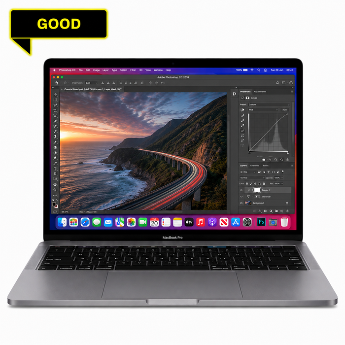 MacBook Pro 13-inch • Intel Core i5 • 16GB RAM • 512GB SSD • Space Grey • 2018